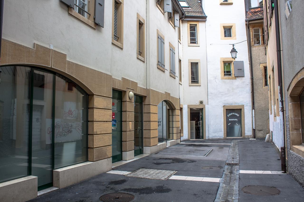 Les Galeries Marval Aparthotel Neuchatel Bagian luar foto
