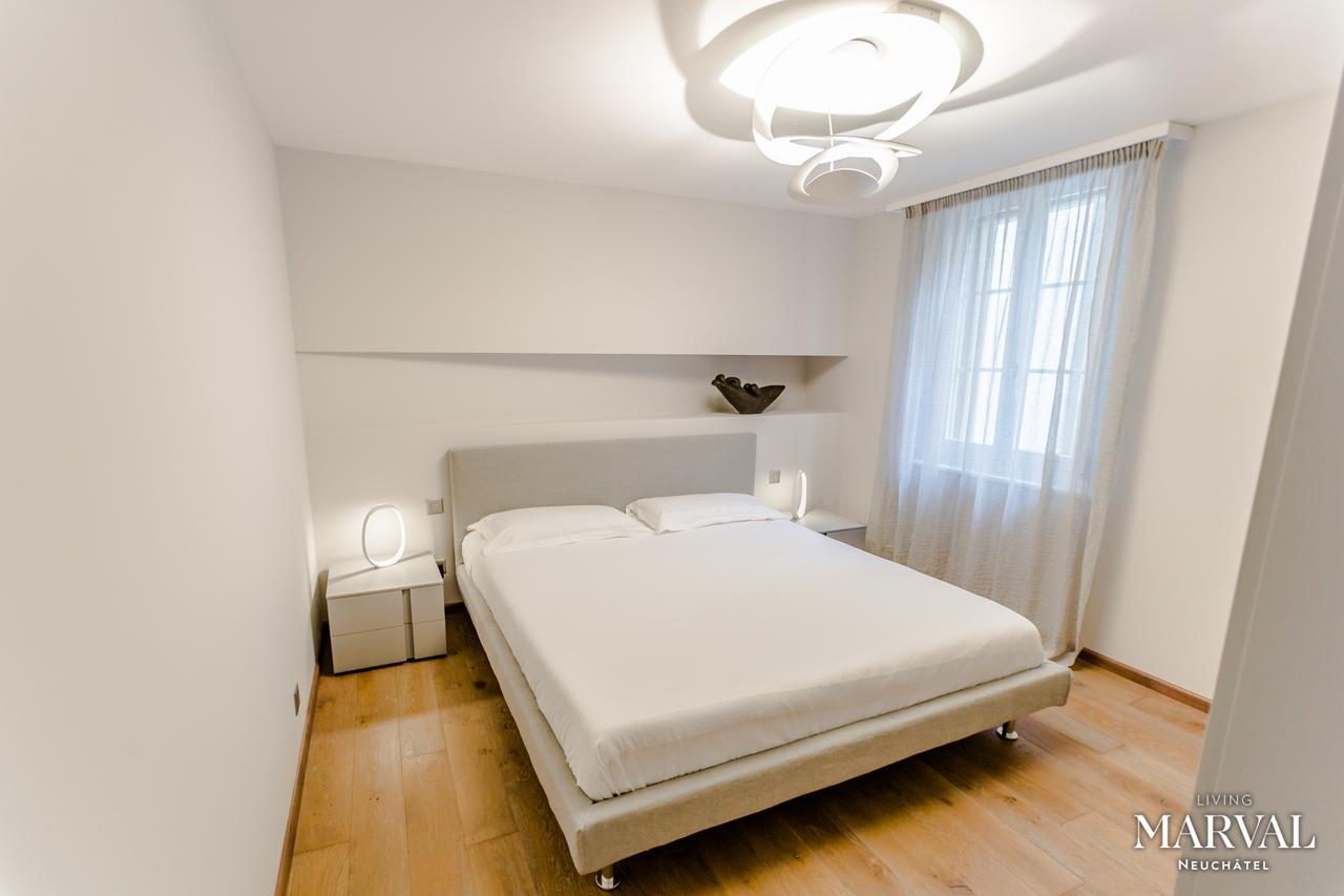 Les Galeries Marval Aparthotel Neuchatel Bagian luar foto
