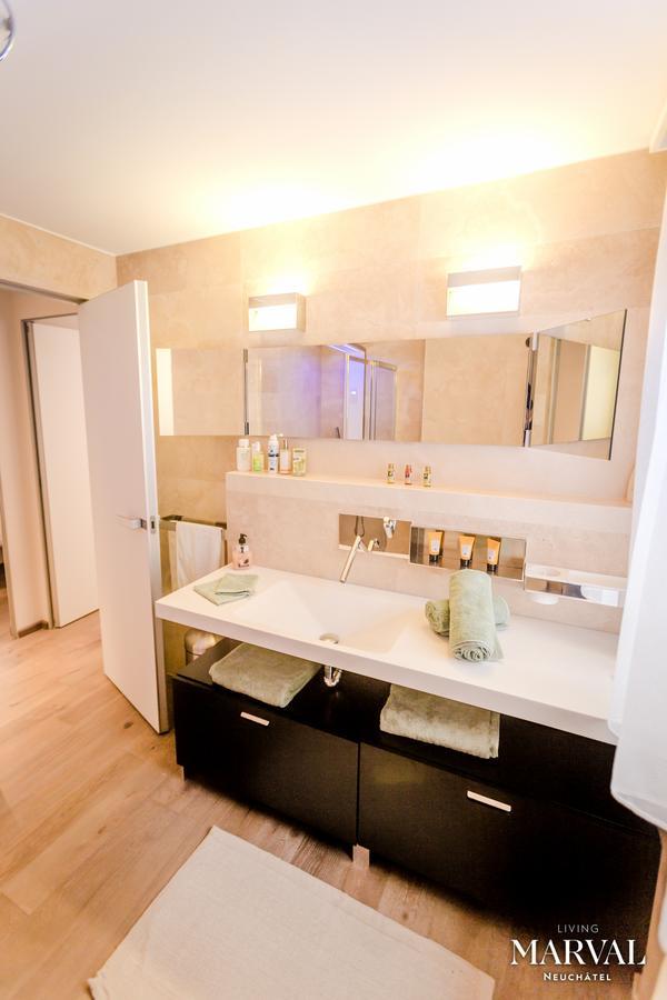 Les Galeries Marval Aparthotel Neuchatel Bagian luar foto